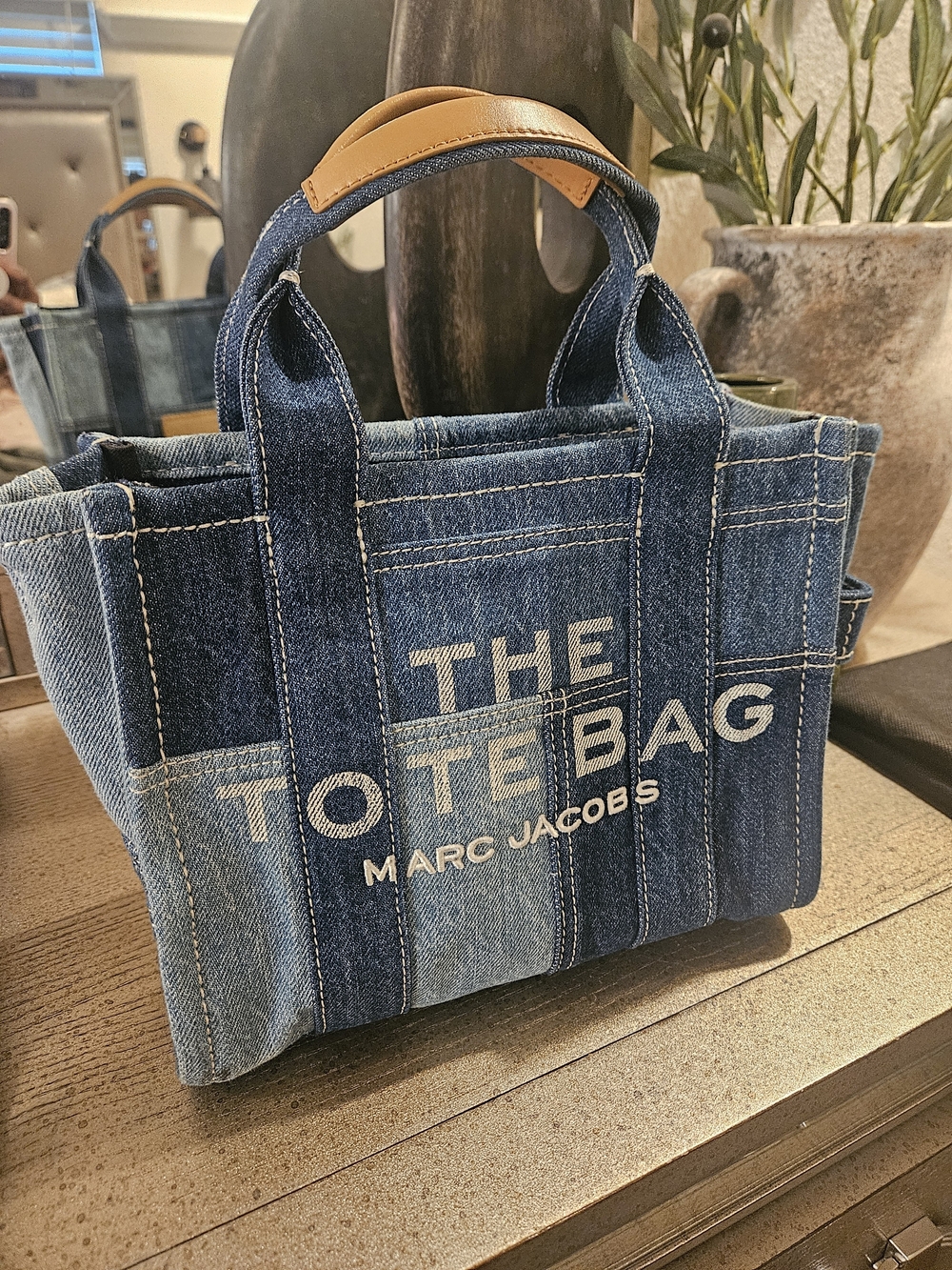 Marc Jacobs Small Denim Tote Bag